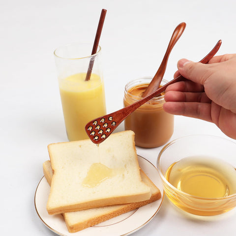 DOBROGOST cucharas de madera para café y bebidas