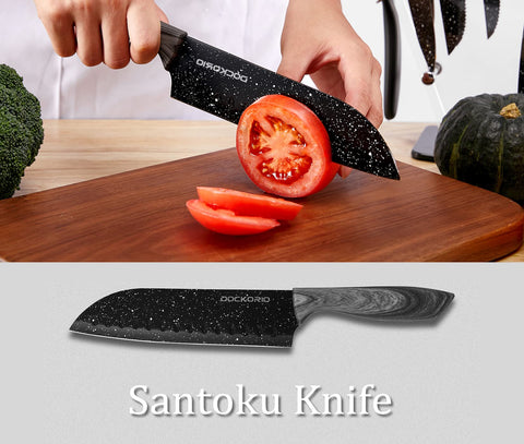 Dockorio cuchillo queso de 5 pulgadas, para rebanar y cortar quesos