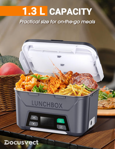 Docusvect caja-almuerzo de 1,3 L para una comida completa en días ocupados