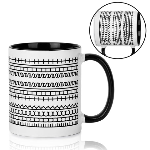 Taza Docwouugo 11oz con diseño oculto en frente para despertar sonrisas.