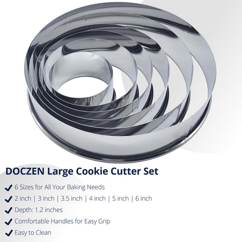 Doczen cortador circular de 3,5 pulgadas, mango cómodo para mayor control.