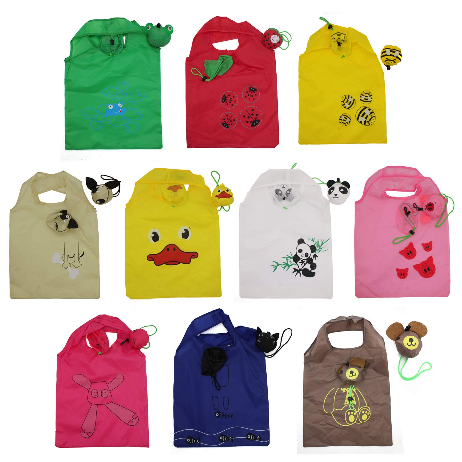 Dodkes bolsa ecoamigable de nylon/poliéster, fácil de guardar.