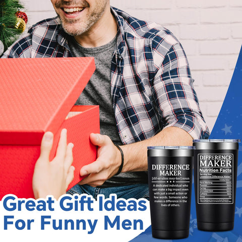 DOEARTE agradecimiento-mujeres-hombres-tumbler: perfecto para mostrar aprecio en cualquier momento.
