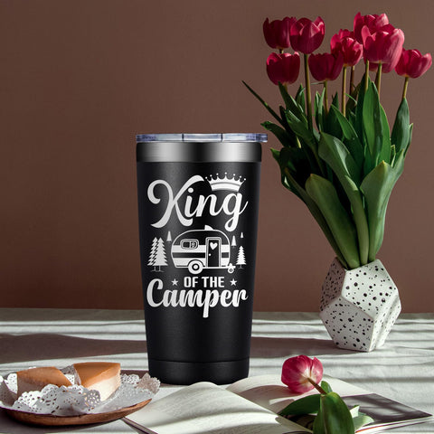 Taza DOEARTE-20 onzas regalo perfecto para amantes del camping.