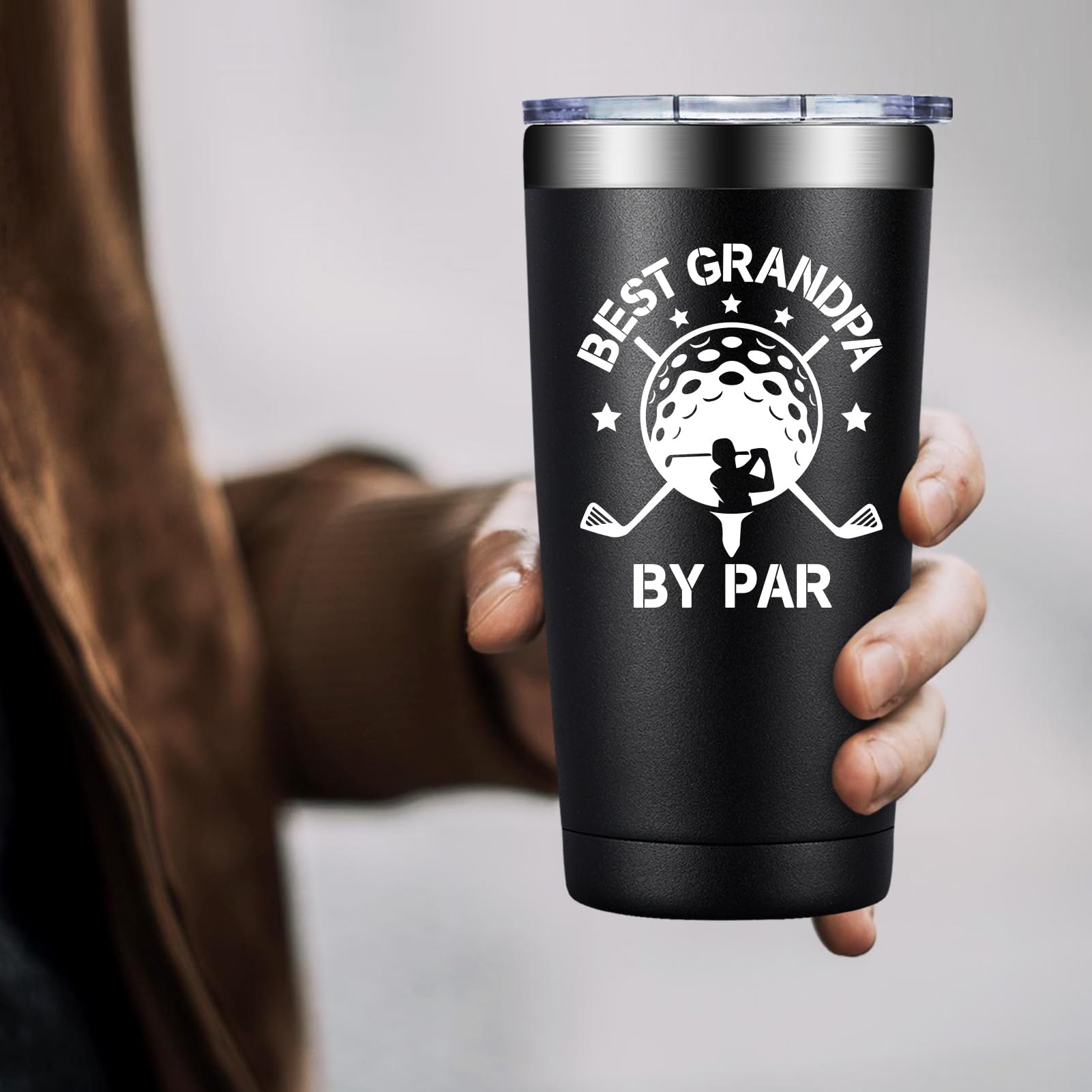 Regalo de Navidad DOEARTE taza golf para abuelo