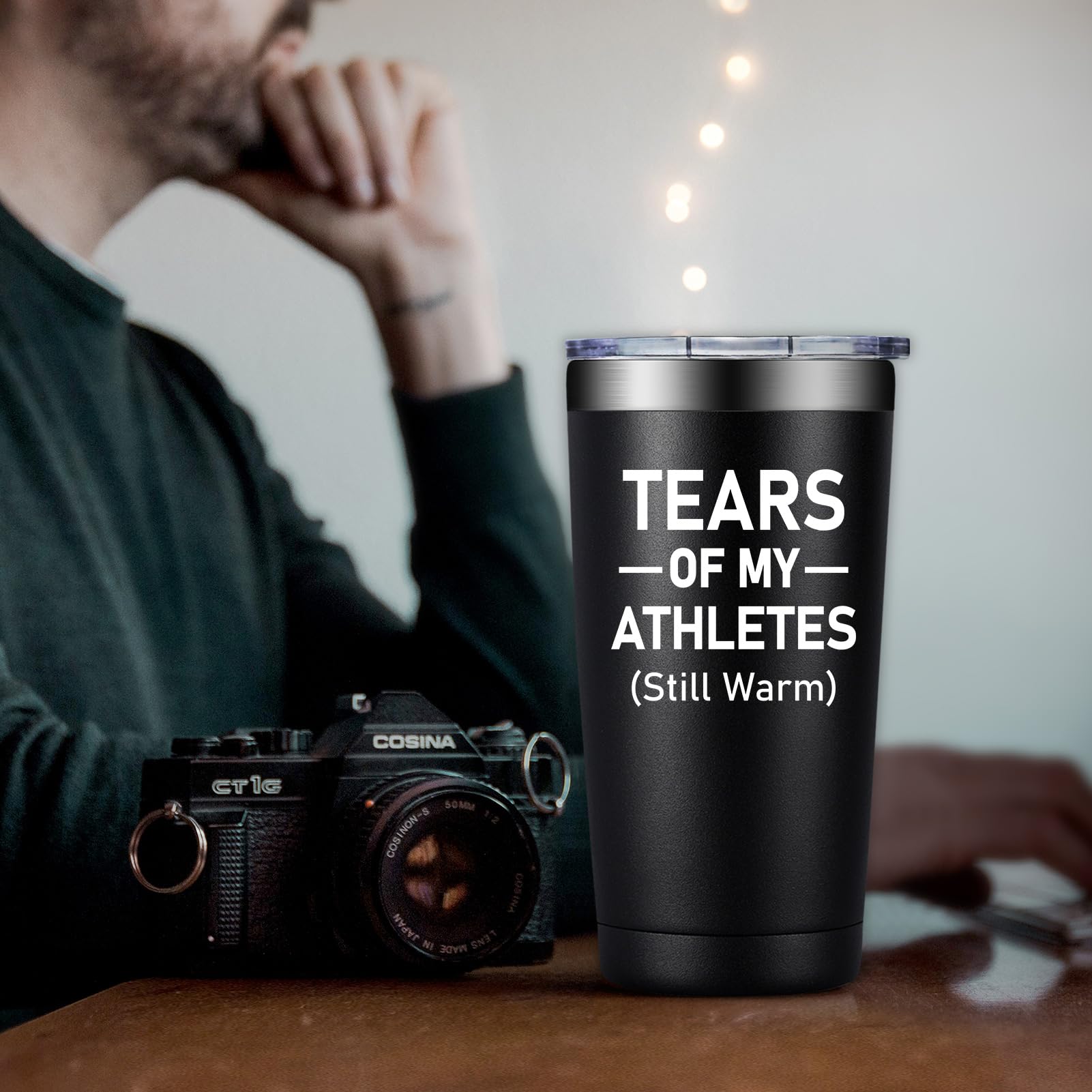 DOEARTE Termo Entrenador 20oz detalle impreso con diseño motivador