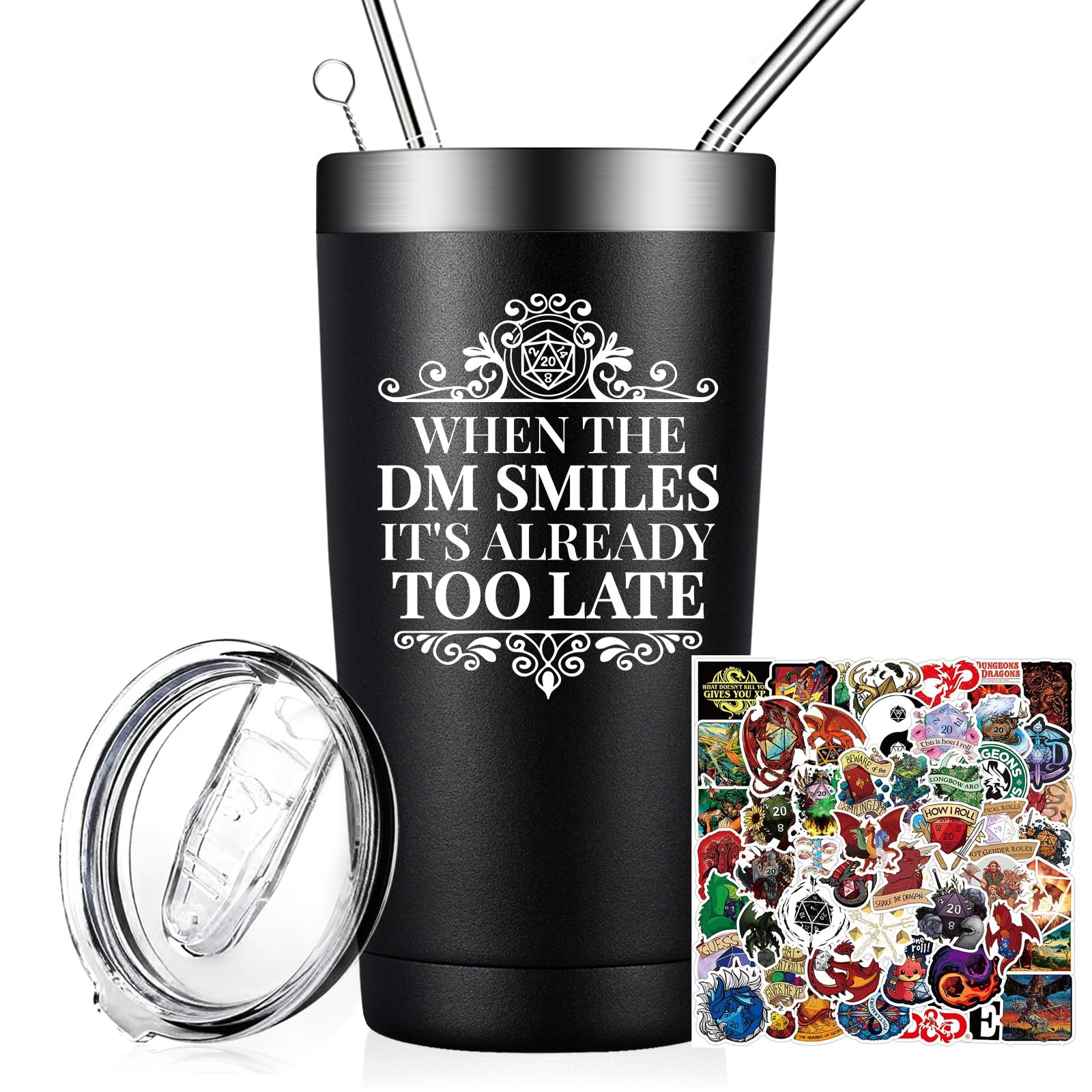 Vaso Doearte mazmorras-dragones-01, ideal para mantener la bebida a temperatura durante largas partidas