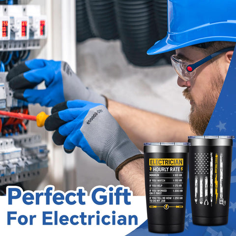 Vaso térmico DOEARTE para ingeniero eléctrico, regalo práctico