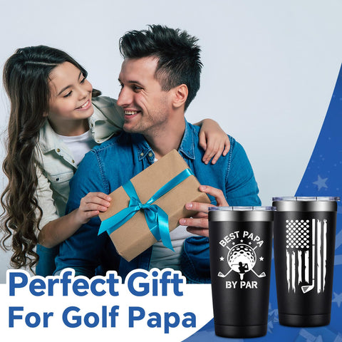 Vaso térmico DOEARTE para papá-navidad, regalo práctico para golfistas.
