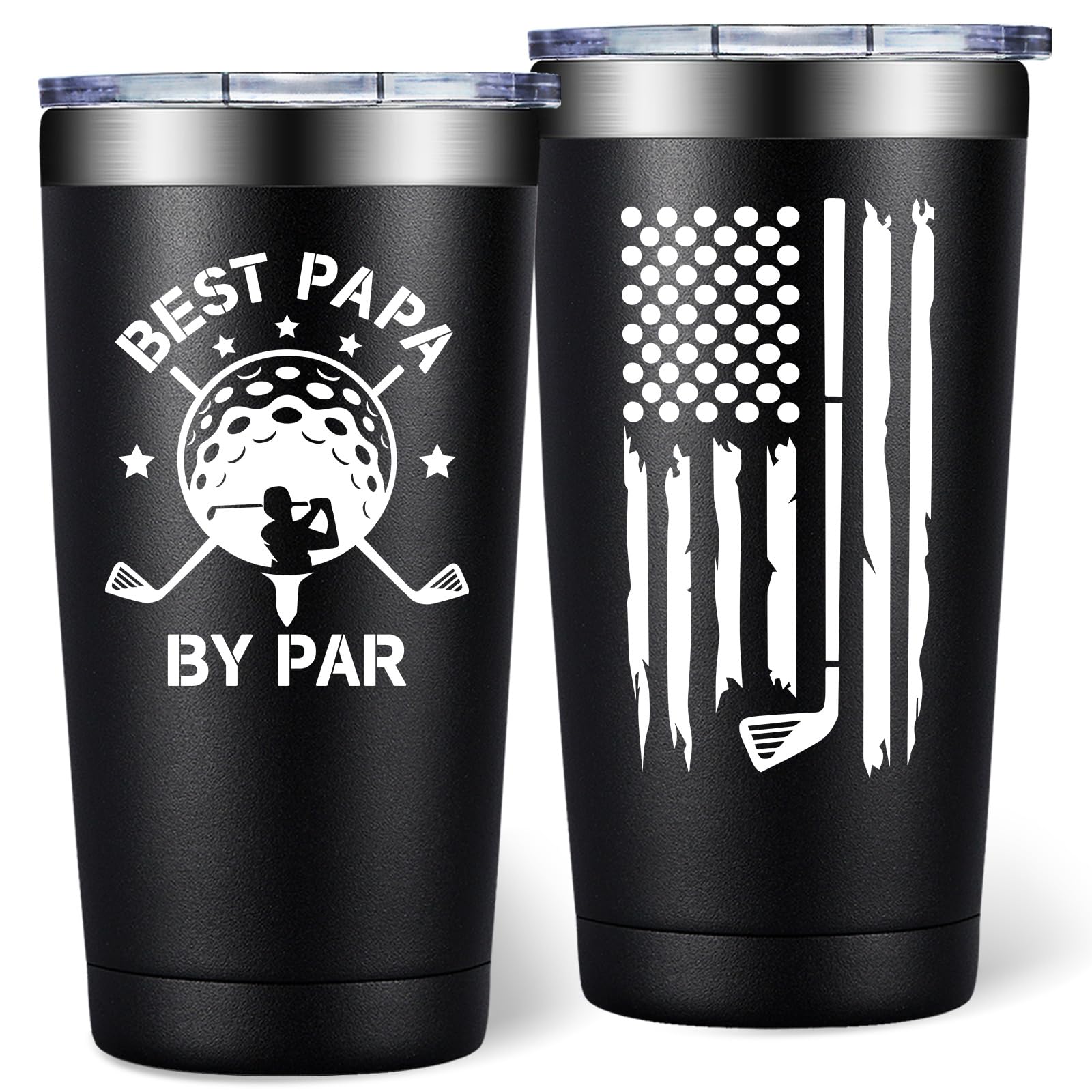Vaso térmico DOEARTE para papá-regalo golfista, ideal para celebraciones.