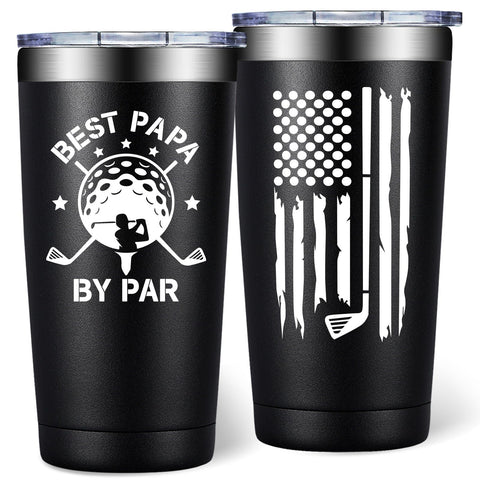 Vaso térmico DOEARTE para papá-regalo golfista, ideal para celebraciones.