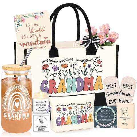 DOGMEM tote-regalo-abuela, gran capacidad para uso diario y viajes.