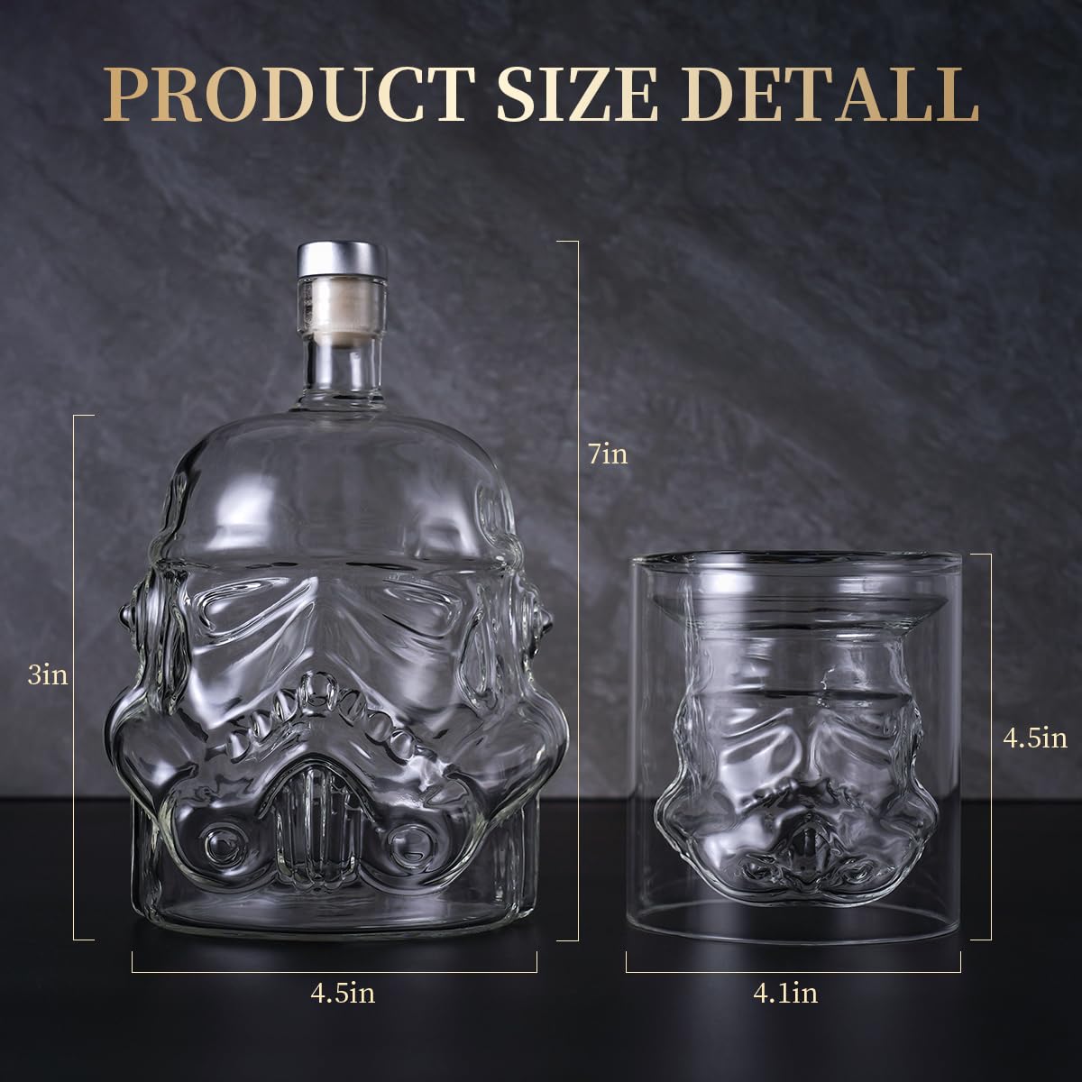 Doiaz diseño clásico en cristal que realza el licor.
