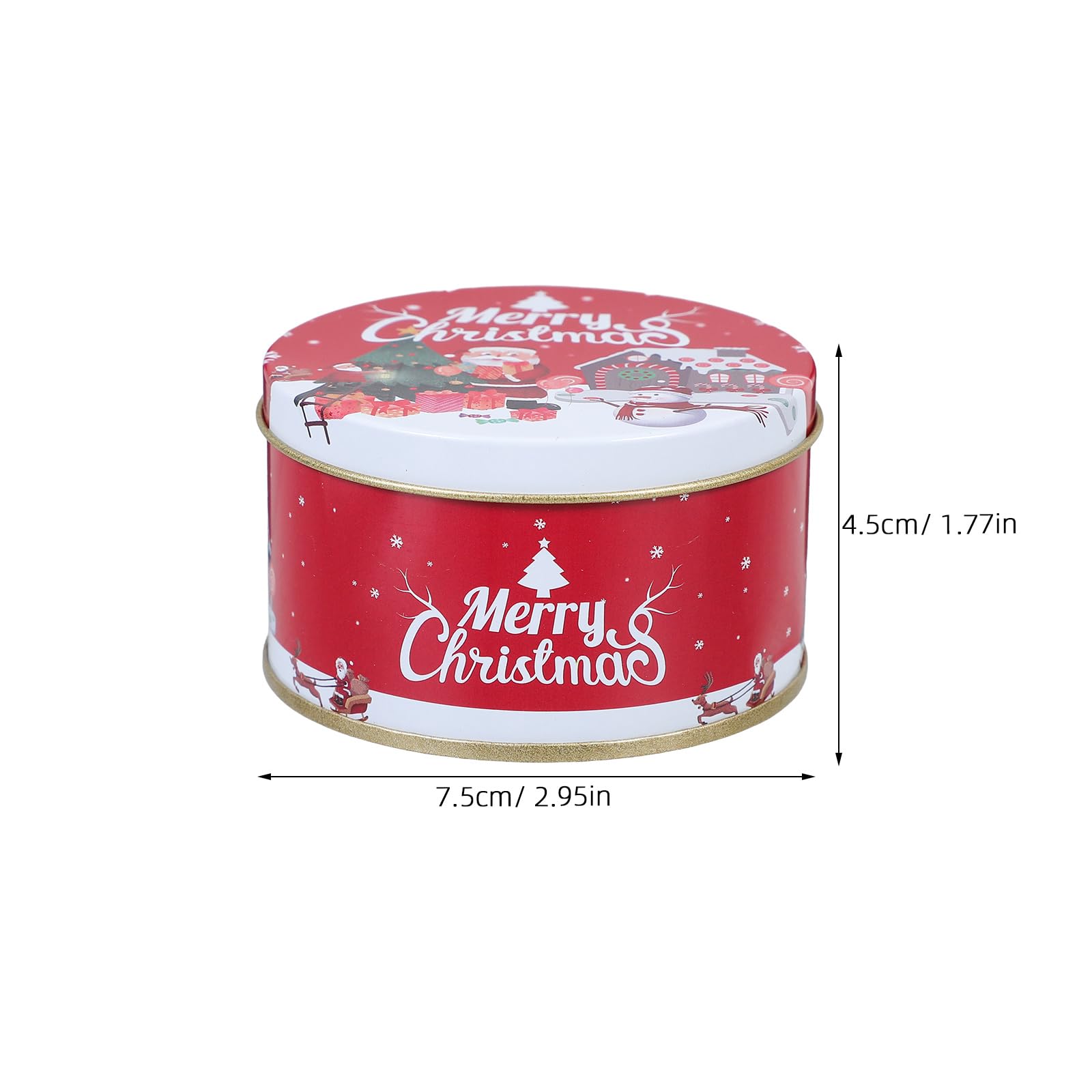 DOITOOL latas apilables de Navidad, optimizan espacio en mesas y estanterías.