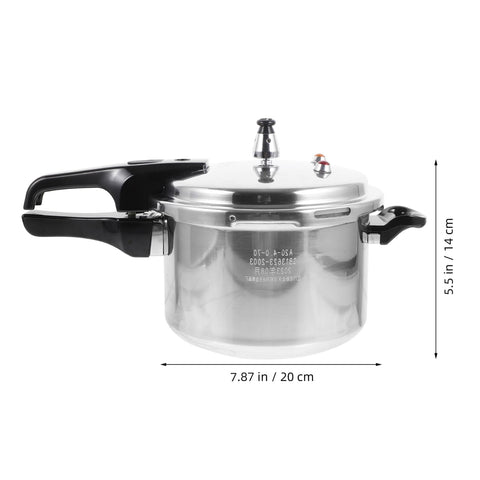 DOITOOL Olla presión 20 cm, mango ergonómico para manejo cómodo.
