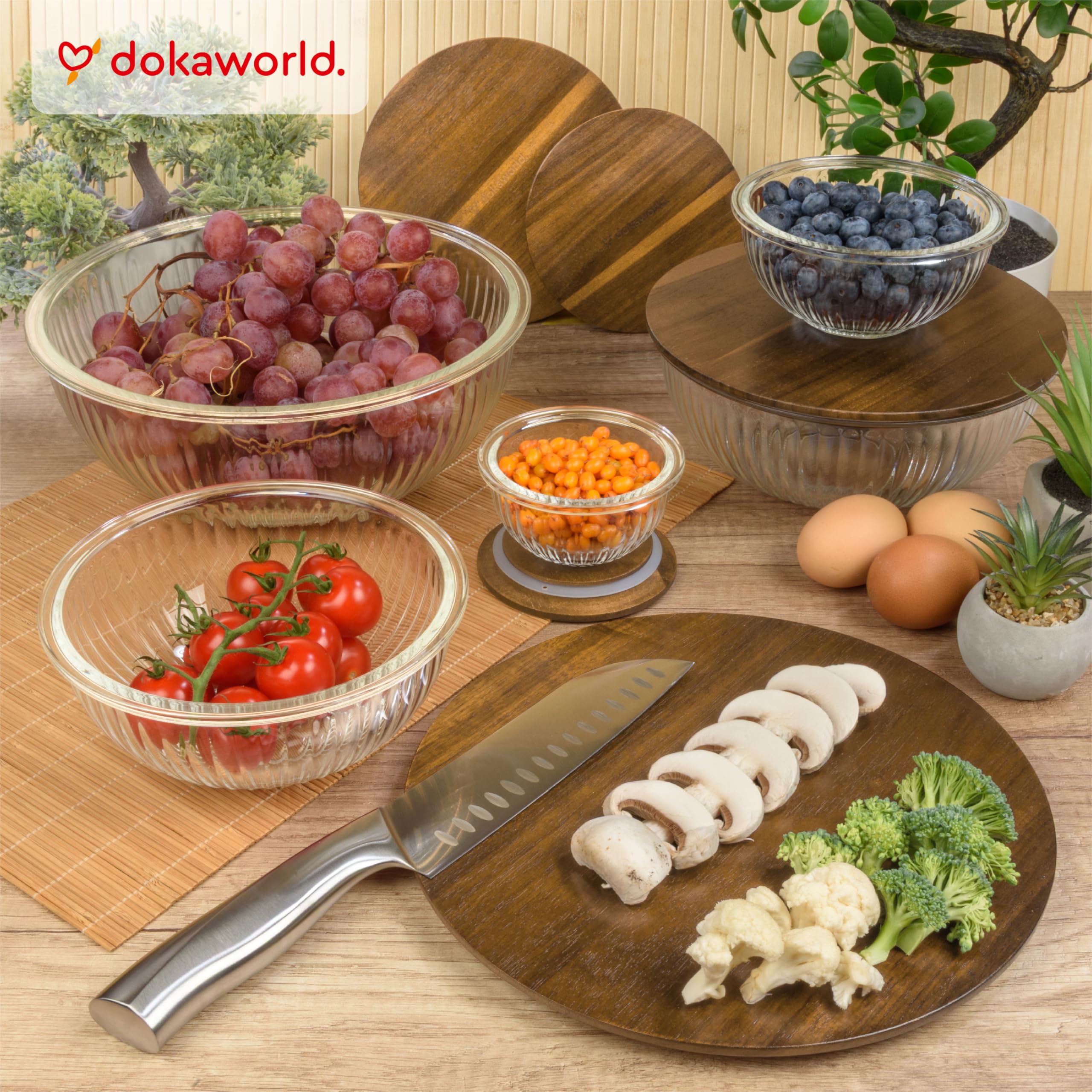 dokaworld cuencos aptos para lavavajillas; tapas requieren lavado manual
