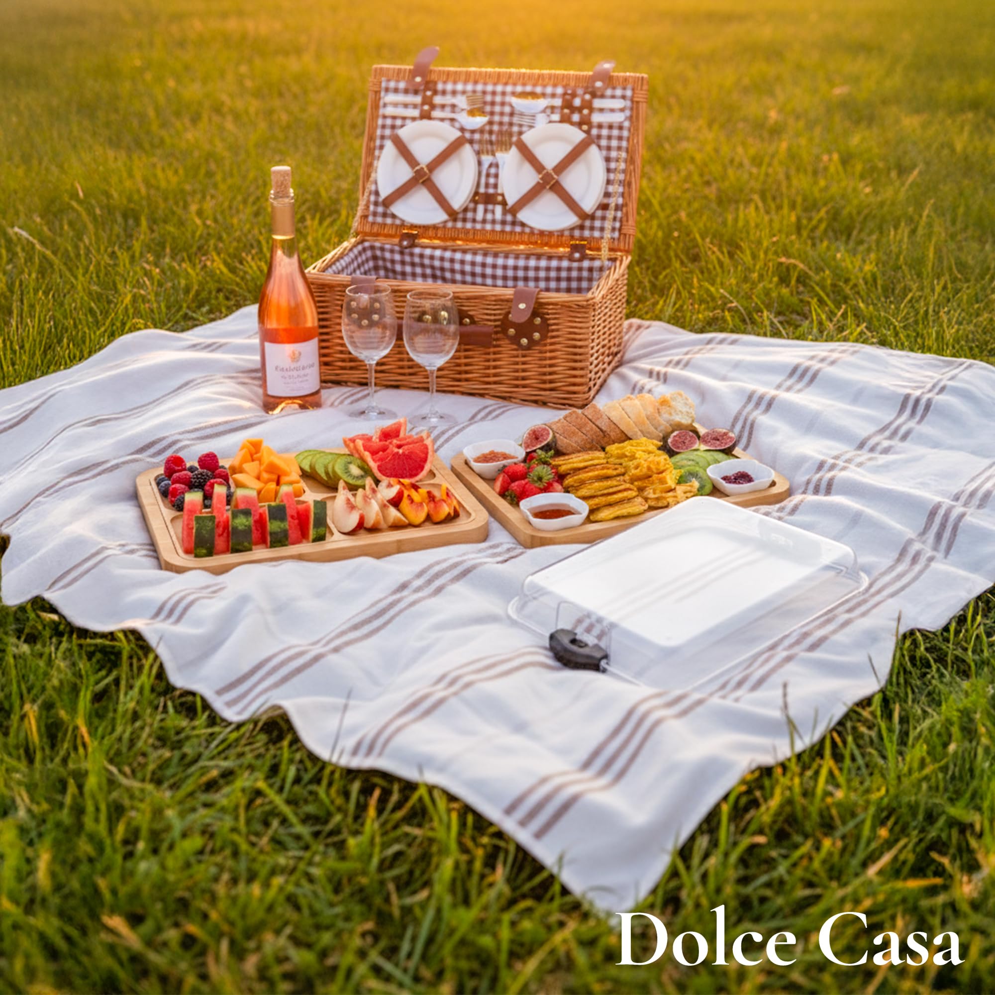 Dolce Casa Ideal para picnic, mantiene todo cerrado y fresco.