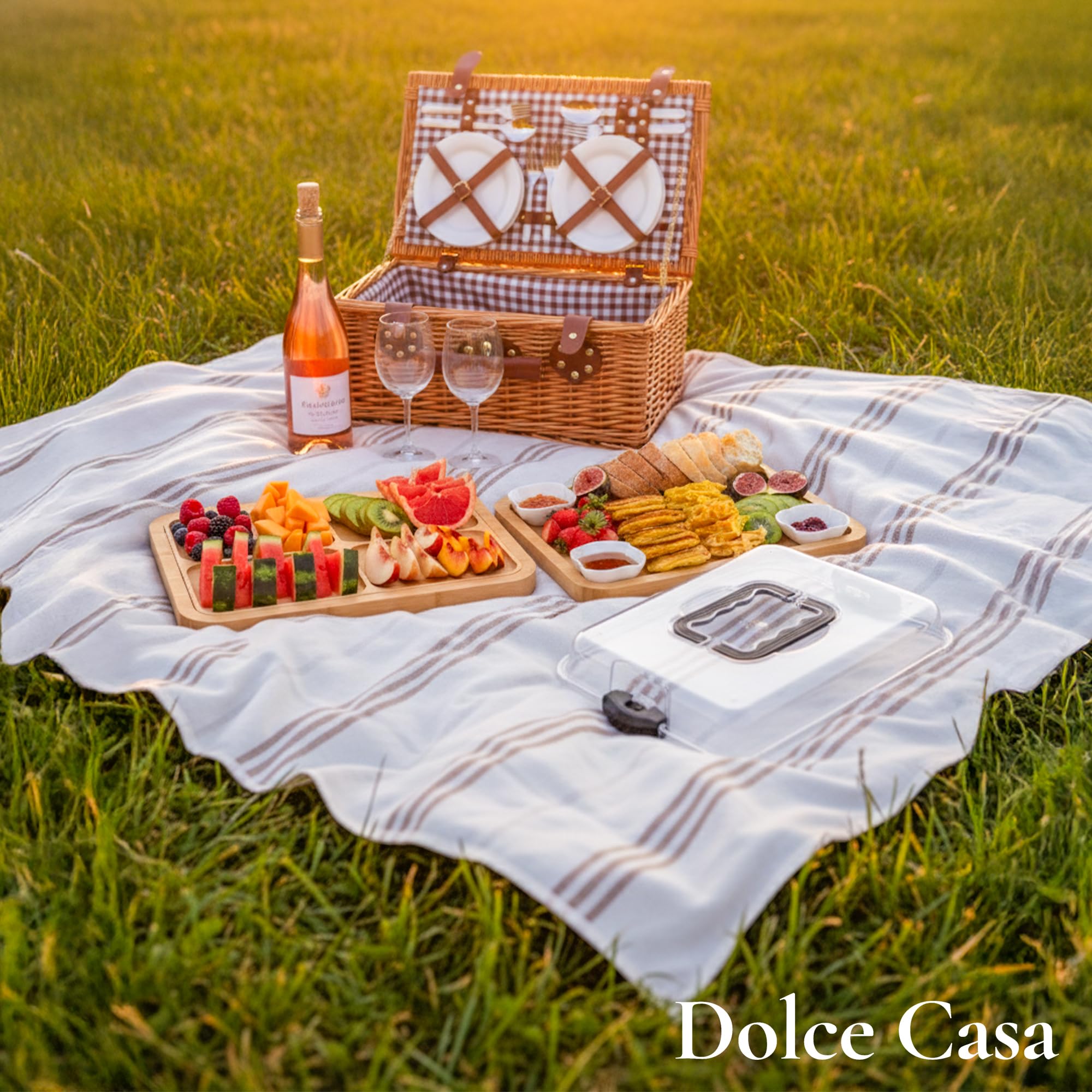 Dolce Casa tablero para picnic y viaje, ligero y practico.