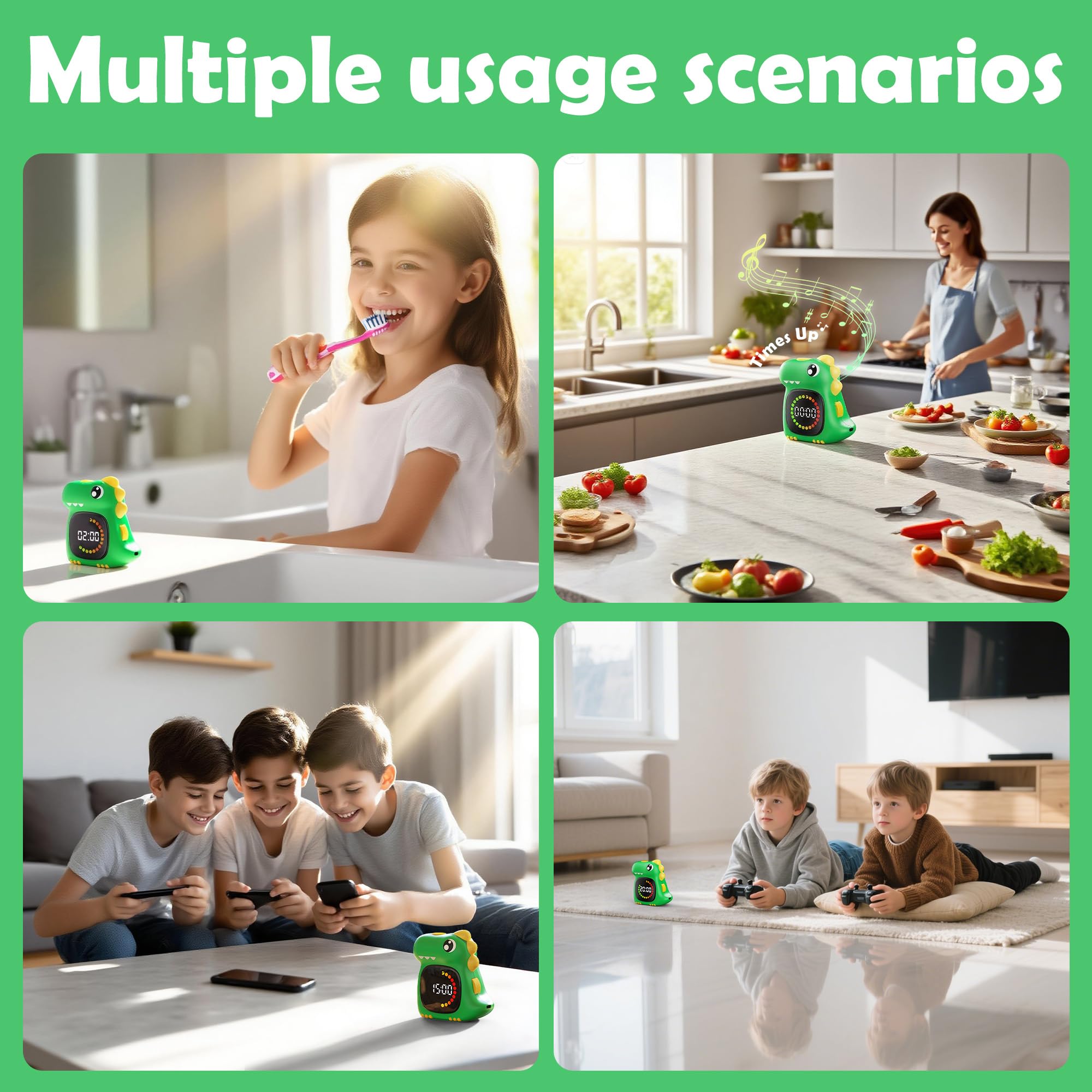 Ideal para escuela y hogar: temporizador visual de Doli Yearning para aprendizaje.