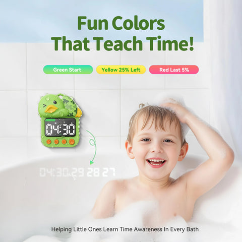 DoliWish recuento visual en colores para niños facilita la gestión del tiempo durante duchas