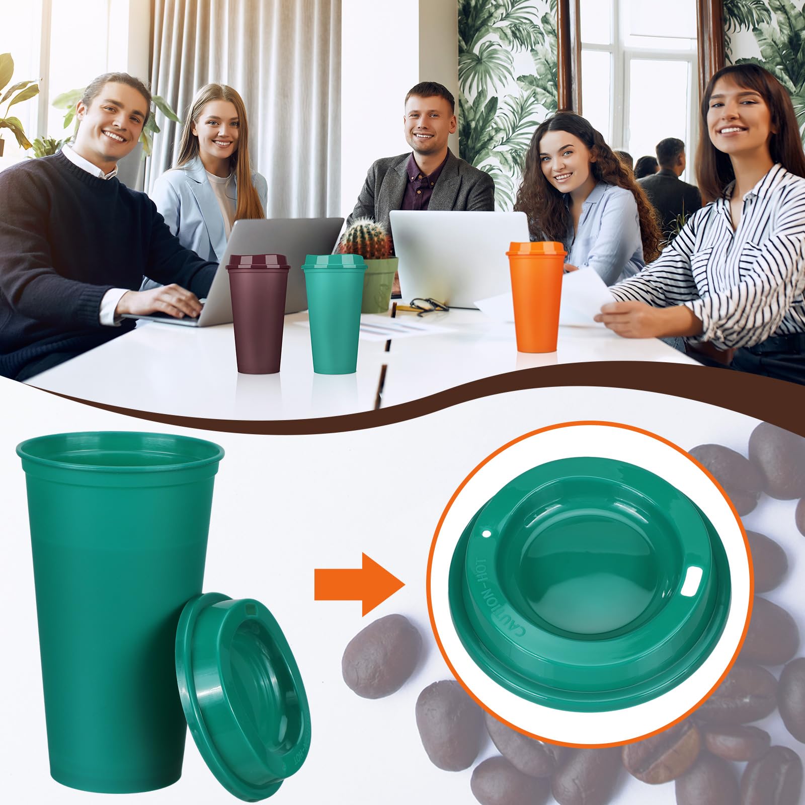 Domensi taza 16 oz apta para microondas y lavavajillas