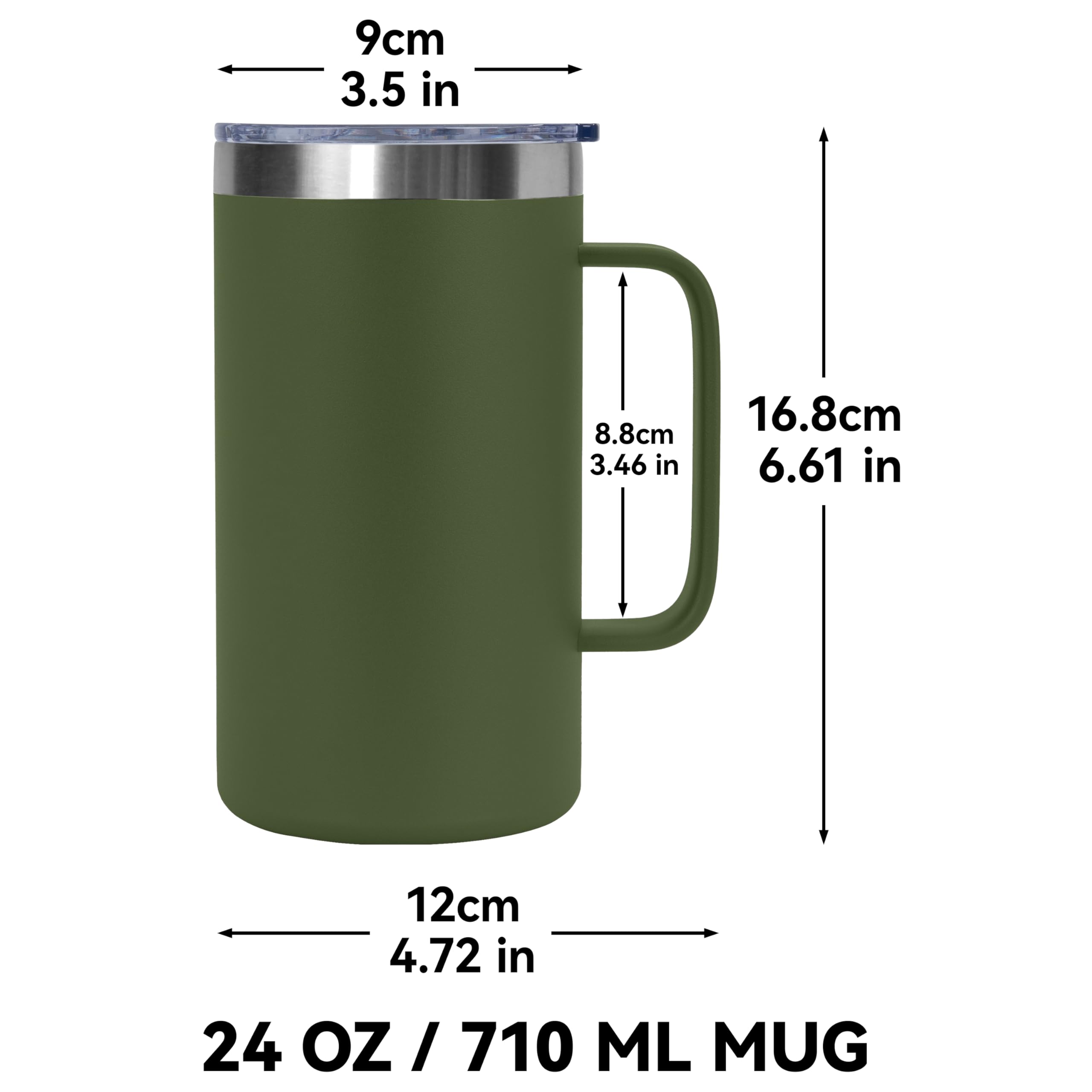 Recubrimiento en polvo y grabado láser en la taza DOMICARE.