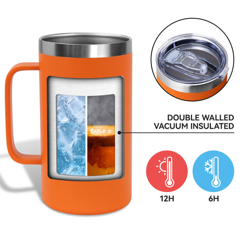 Domicare taza 24oz de doble pared, mantiene la temperatura deseada.