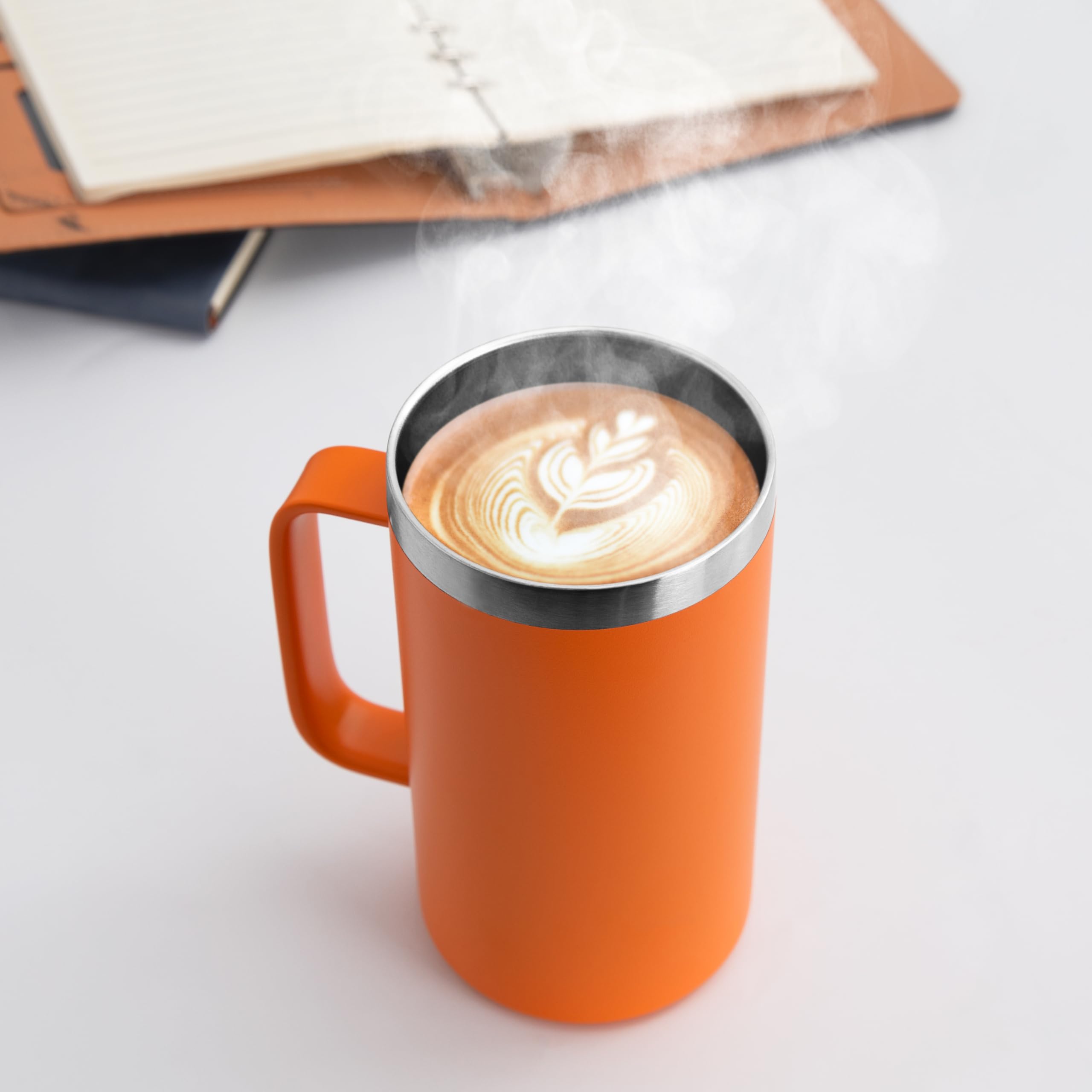Domicare taza 24oz con tapa deslizante, sellado para evitar derrames.