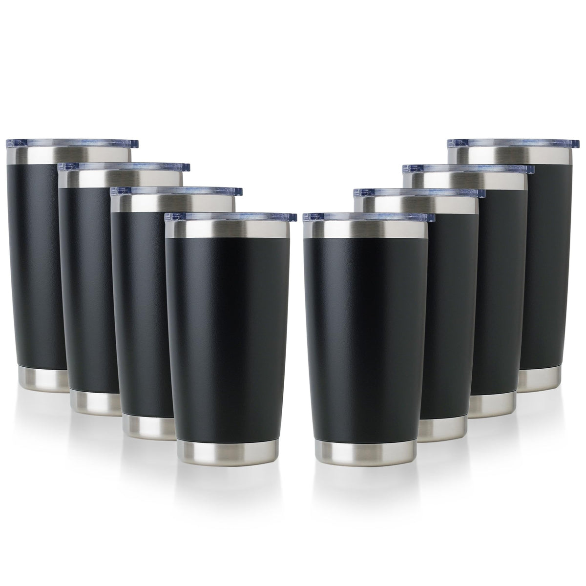 DOMICARE termo 20oz con tapa negro ideal para café caliente en la oficina.