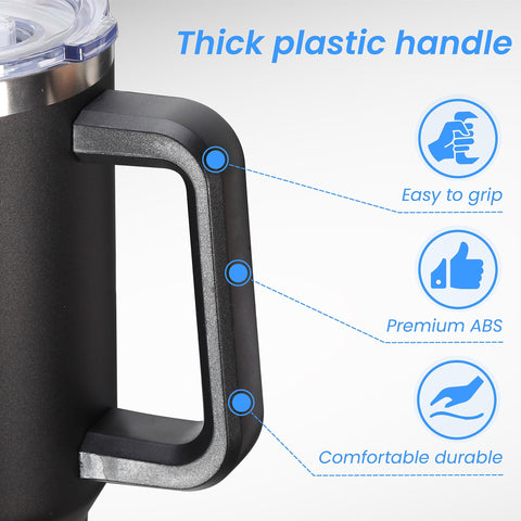 Termo DOMICARE de 40 onzas con recubrimiento en polvo personalizable