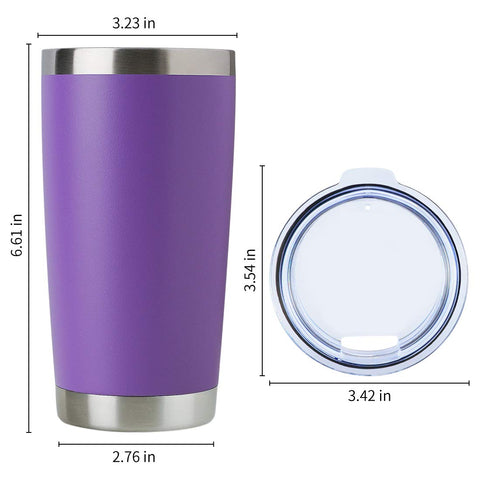 DOMICARE Tumbler con agarre ergonómico, cómodo en la mano.