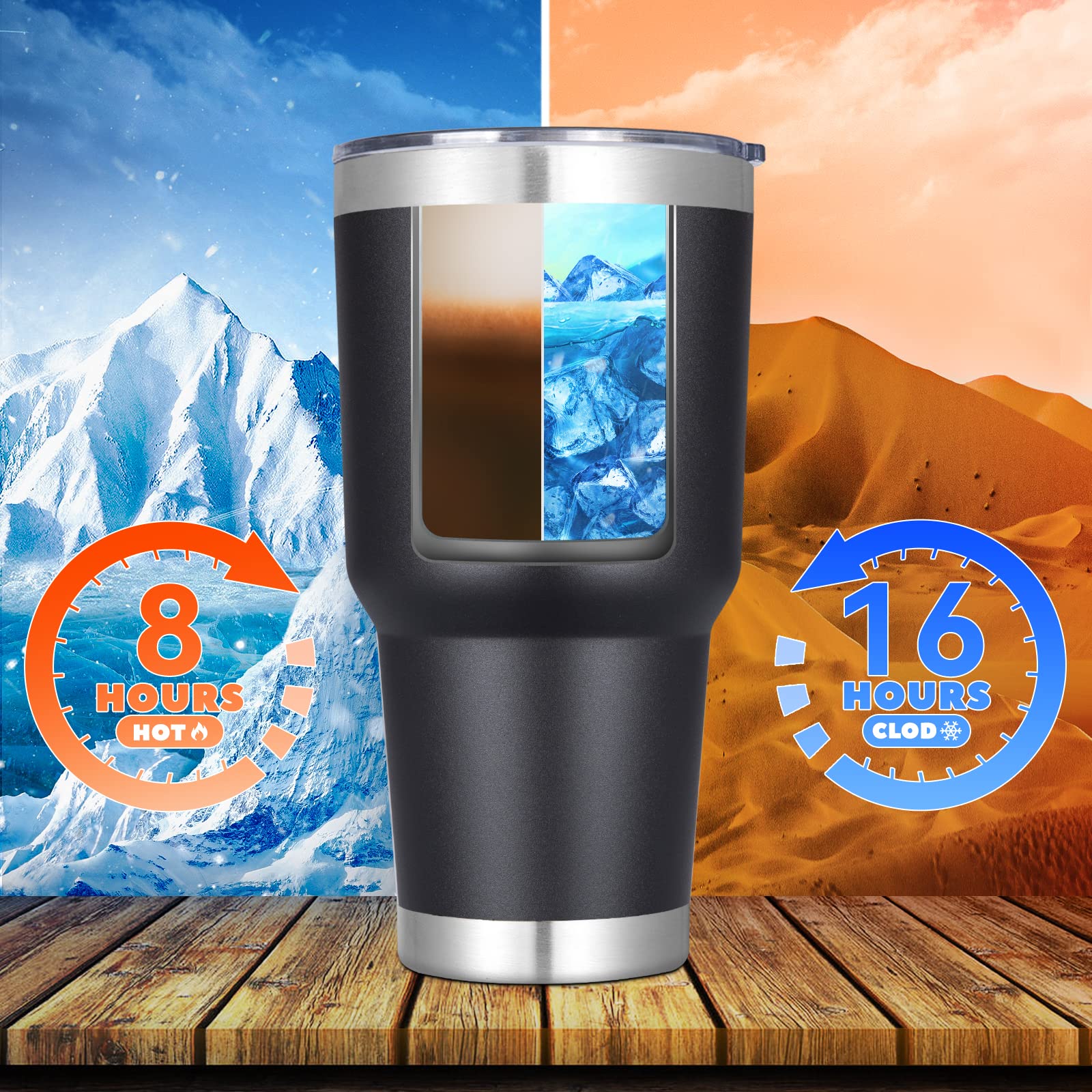 DOMICARE Tumbler con tapa deslizante y pajilla, evita fugas durante desplazamientos.