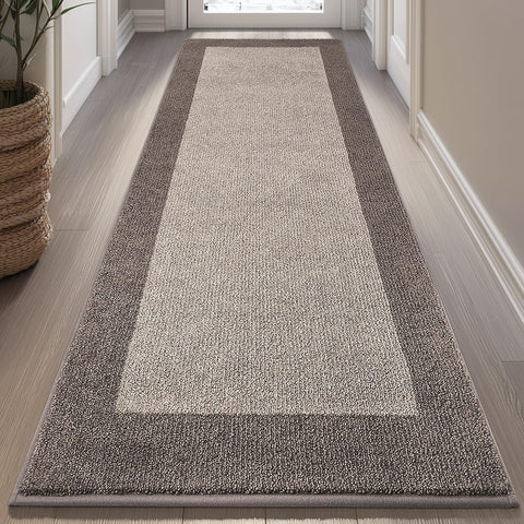 DOMUSTEX alfombra cocina lavable a máquina 32x72 pulgadas, suave y duradera.