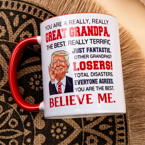 Taza regalo Donavibe para abuelo: ideal para ocasiones especiales con café.