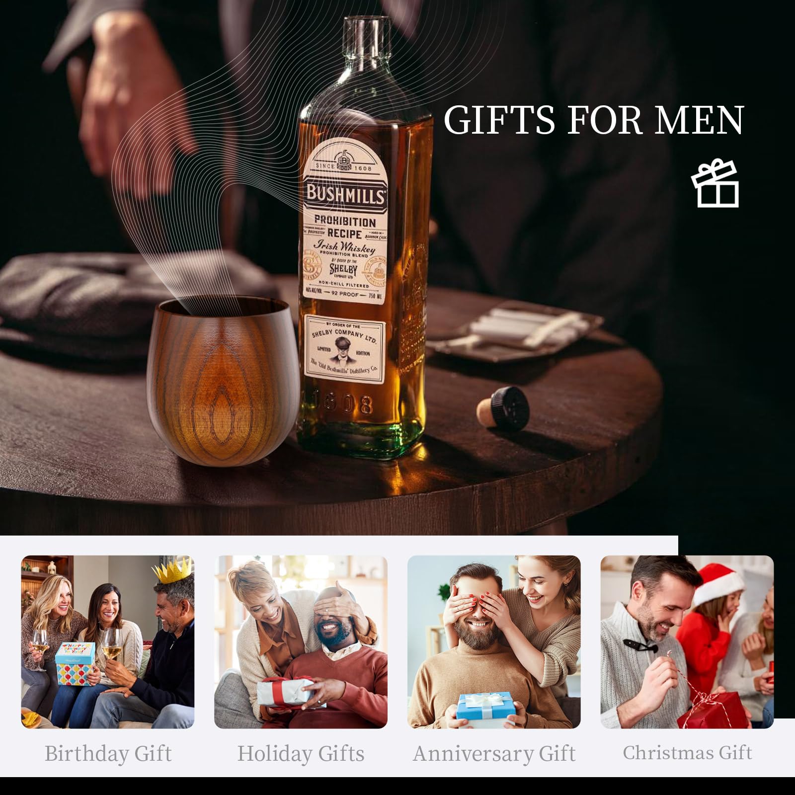 DONJOP aroma-bourbon-madera, artesanía que realza la experiencia sensorial en cada sorbo.
