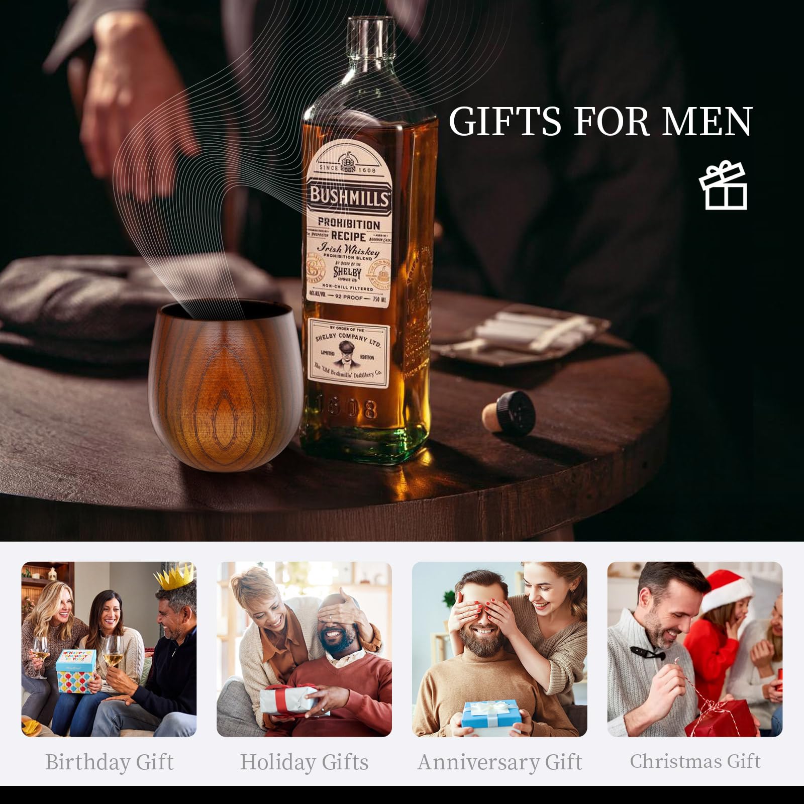 Vaso DONJOP whisky artesanal para degustación más refinada.