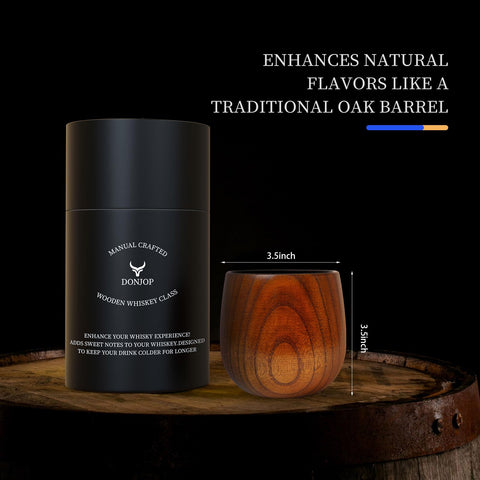 DONJOP copa bourbon lavado a mano mantiene sabor.