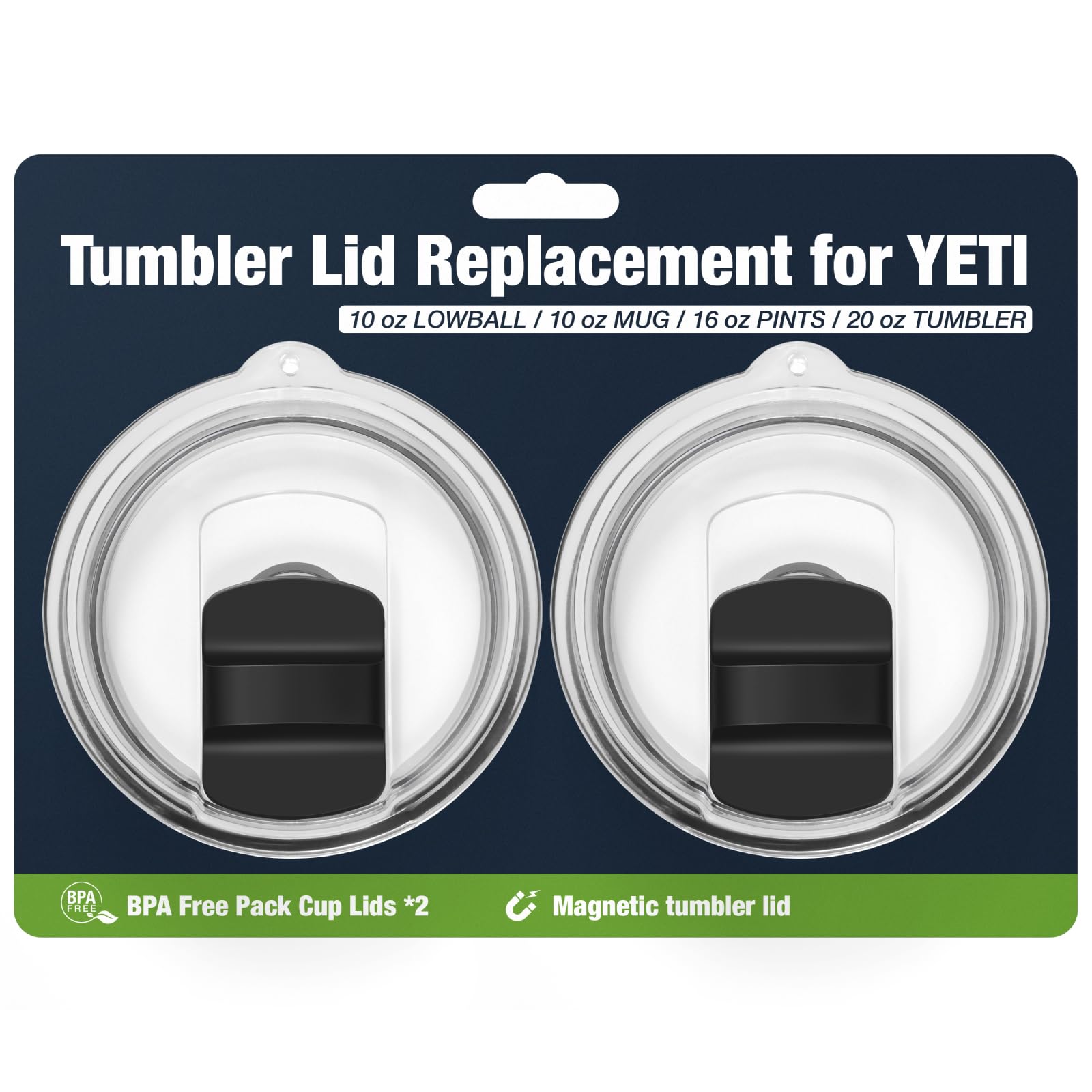 Donkiyana tapa magnética para YETI compatible 10 oz mantiene temperatura