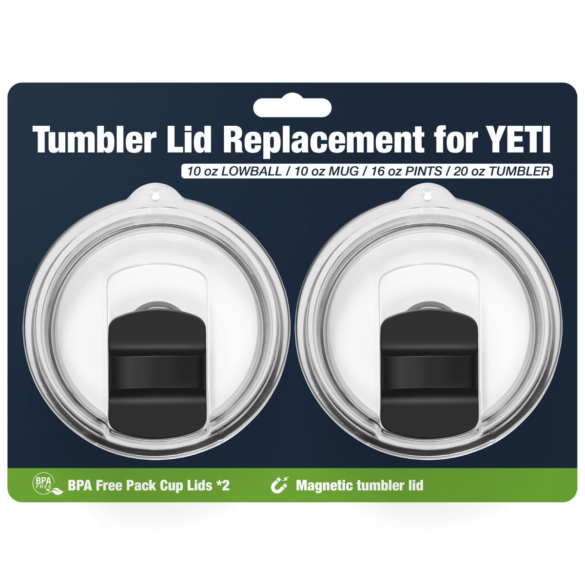 Donkiyana tapa magnética para YETI compatible 10 oz mantiene temperatura