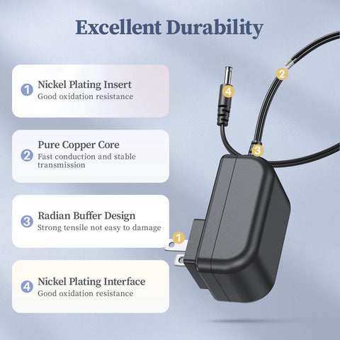 Cable de alimentación DONYOIE de 1.8 m para KitchenAid.