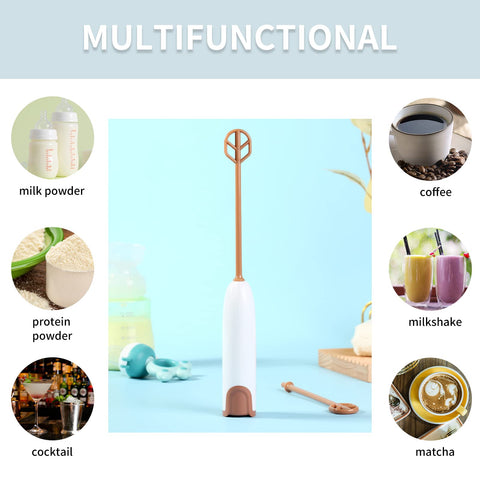 Doobaann diseño blanco ergonómico, fácil de sostener durante la mezcla