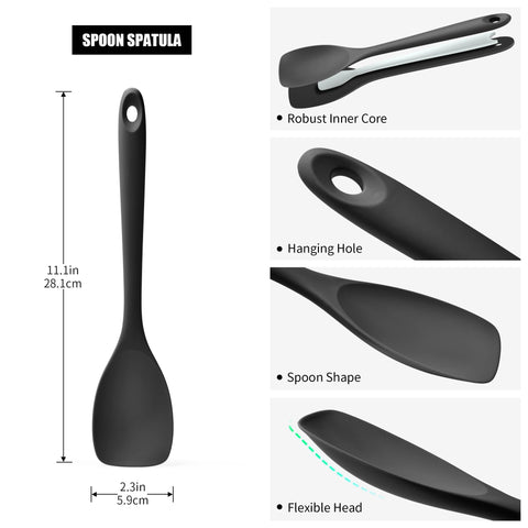 Doosu espátula de silicona protege sartenes antiadherentes sin rayar