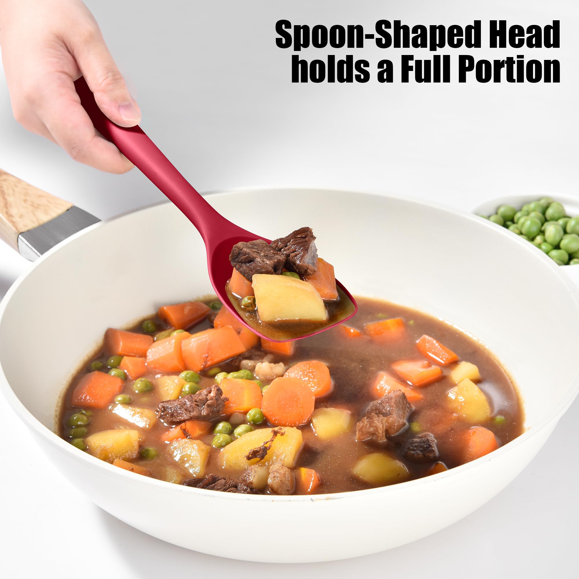 Doosu resistente al calor hasta 315°C, seguridad en salteados