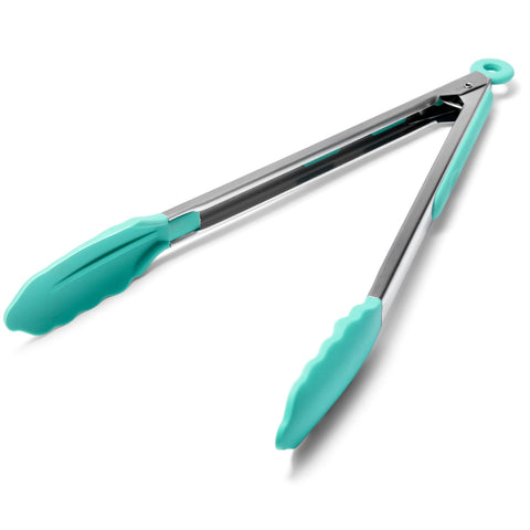 Doosu tenazas de cocina, acero inoxidable, duraderas para uso diario.