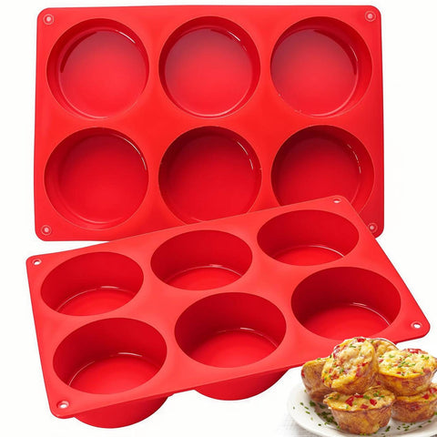 Molde de silicona Dootafy para huevos profundos de 3 pulgadas, fácil desmoldeo.
