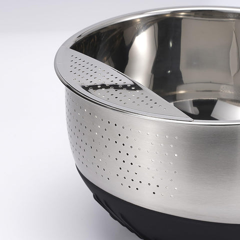 DOPMEP cuenco con malla 4-en-1 para arroz verduras y pasta