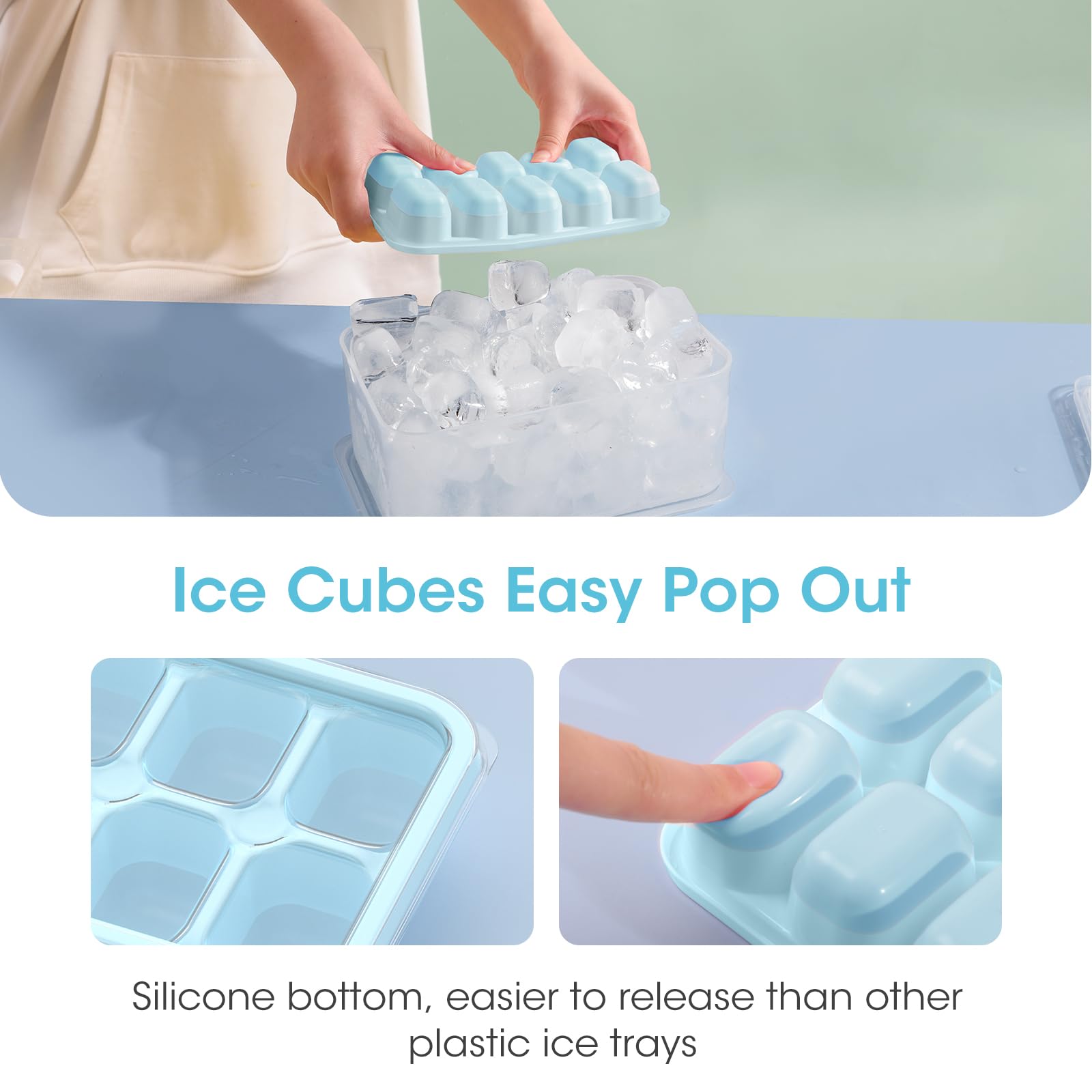 DOQAUS cuchara medidora hielo, servicio rápido en casa