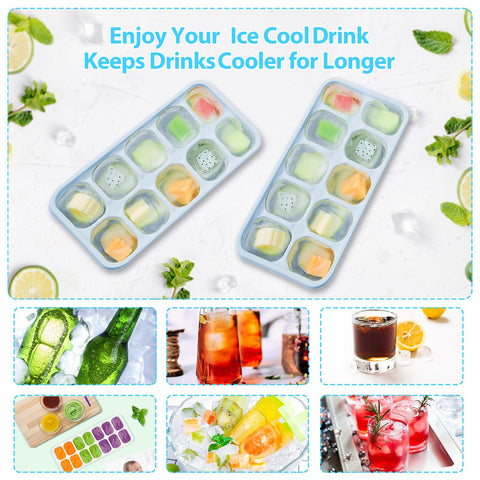 DOQAUS cubos de hielo claros para cócteles y bebidas.
