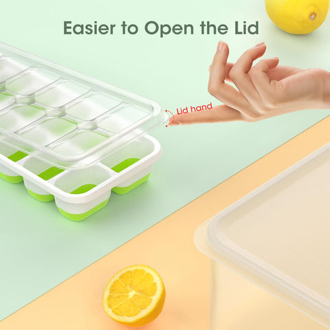 DOQAUS: cubos claros permiten infusionar frutas para hielo saborizado