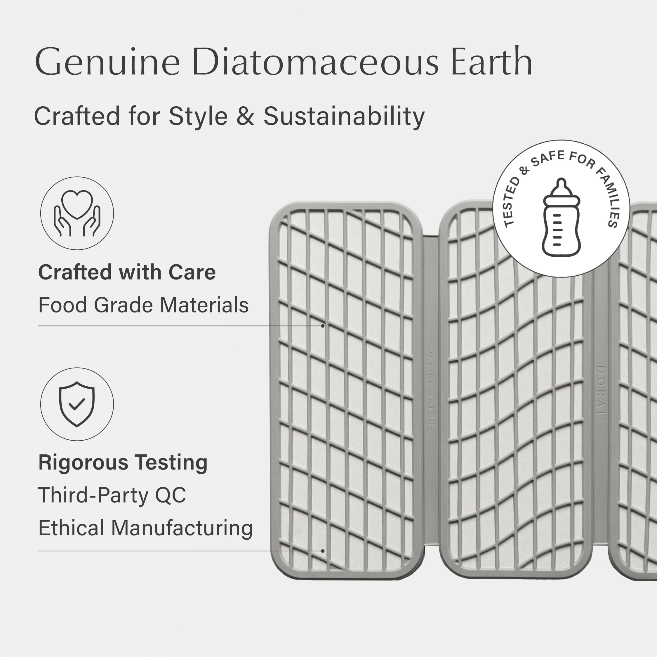 Dorai Dish Pad: diseño plegable para ahorrar espacio.